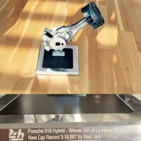 trophy new lap record 2015 LM24 Neel Jani